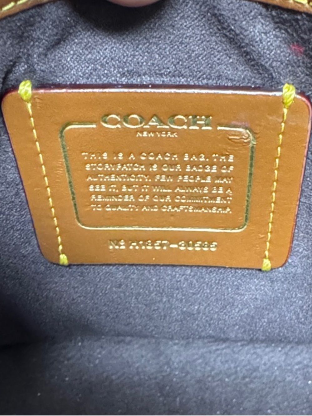 Coach Signature Parker 30585 Rust/Brown/Gold Shoulder Bag - Picture 2 of 14